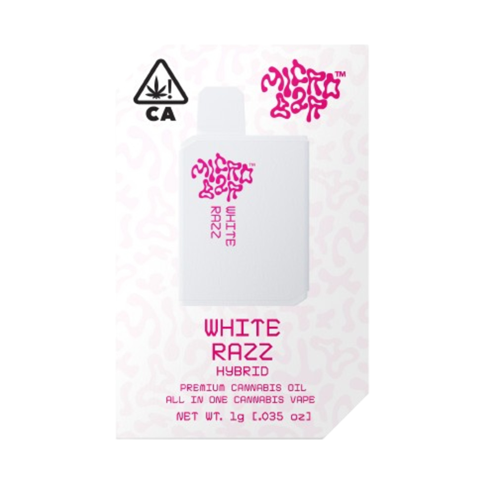 white raz vape flavor Razz - 1G - AIO [1000mg] | Micro Bar | Cannabis Resistance:0.2 5-Pack Strength-10mg Vuse Epod Wrap /