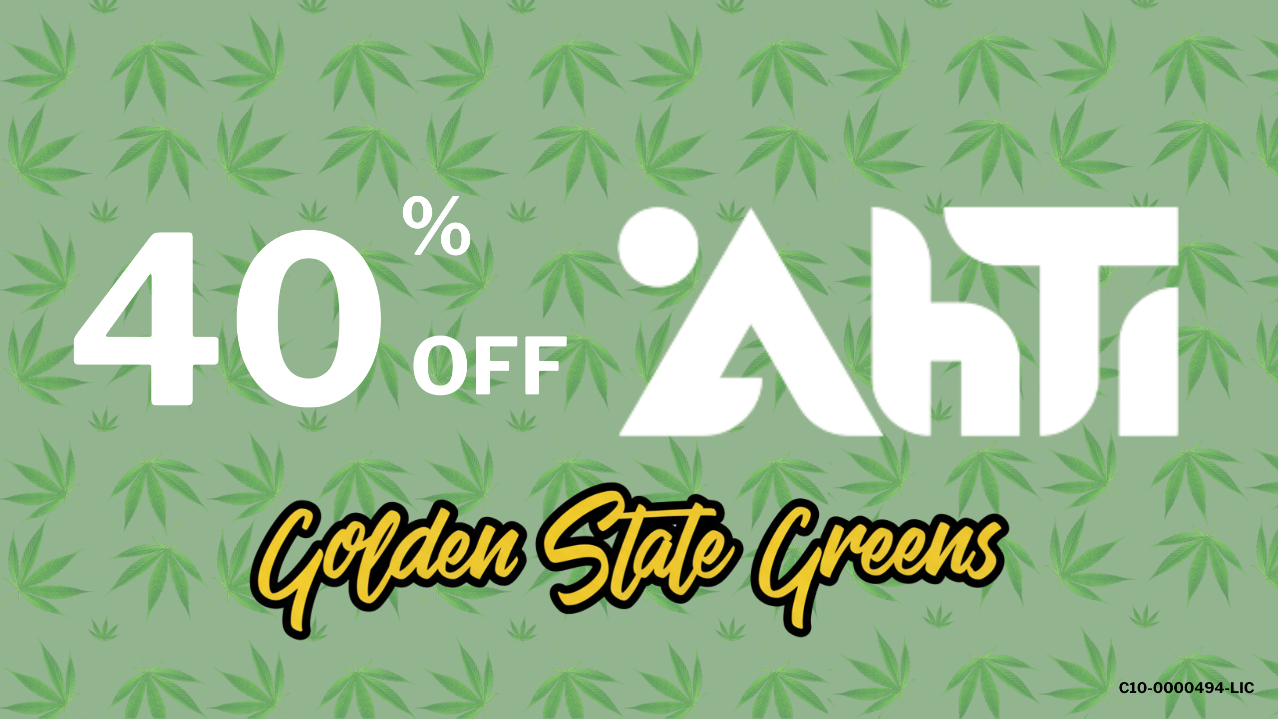 AHTI - 40% OFF! special