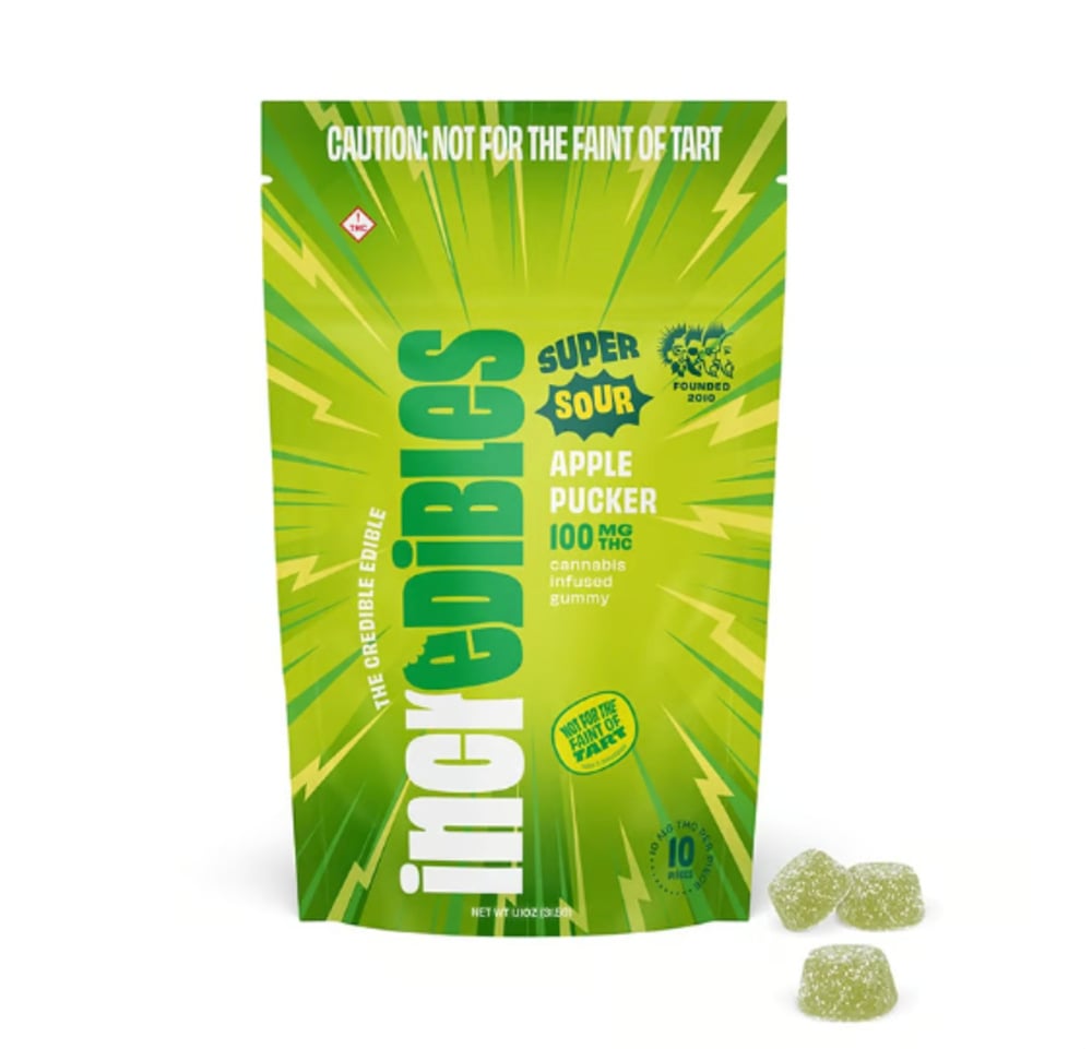 Super Sour Apple Pucker [10pk] (100mg)
