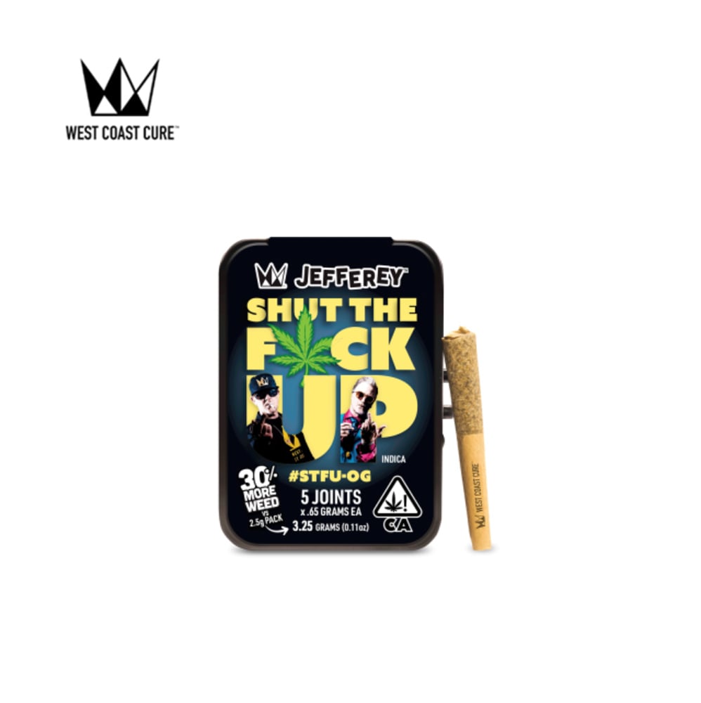 STFU OG 3.25G 5 PACK DIAMOND INFUSED PREROLLS