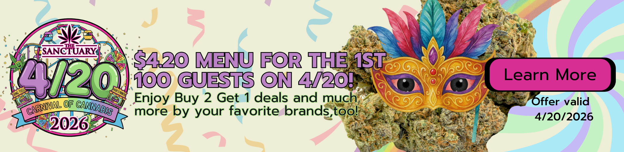 The Sanctuary Sacramento Marketing Banner