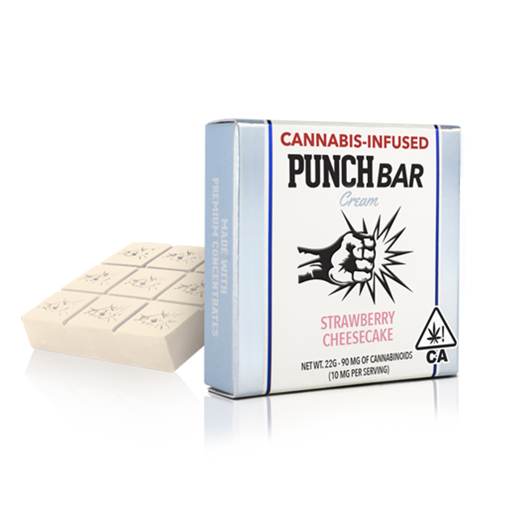 Strawberry Cheesecake (100mg) Punch Edibles Punch Bar Cream Jane