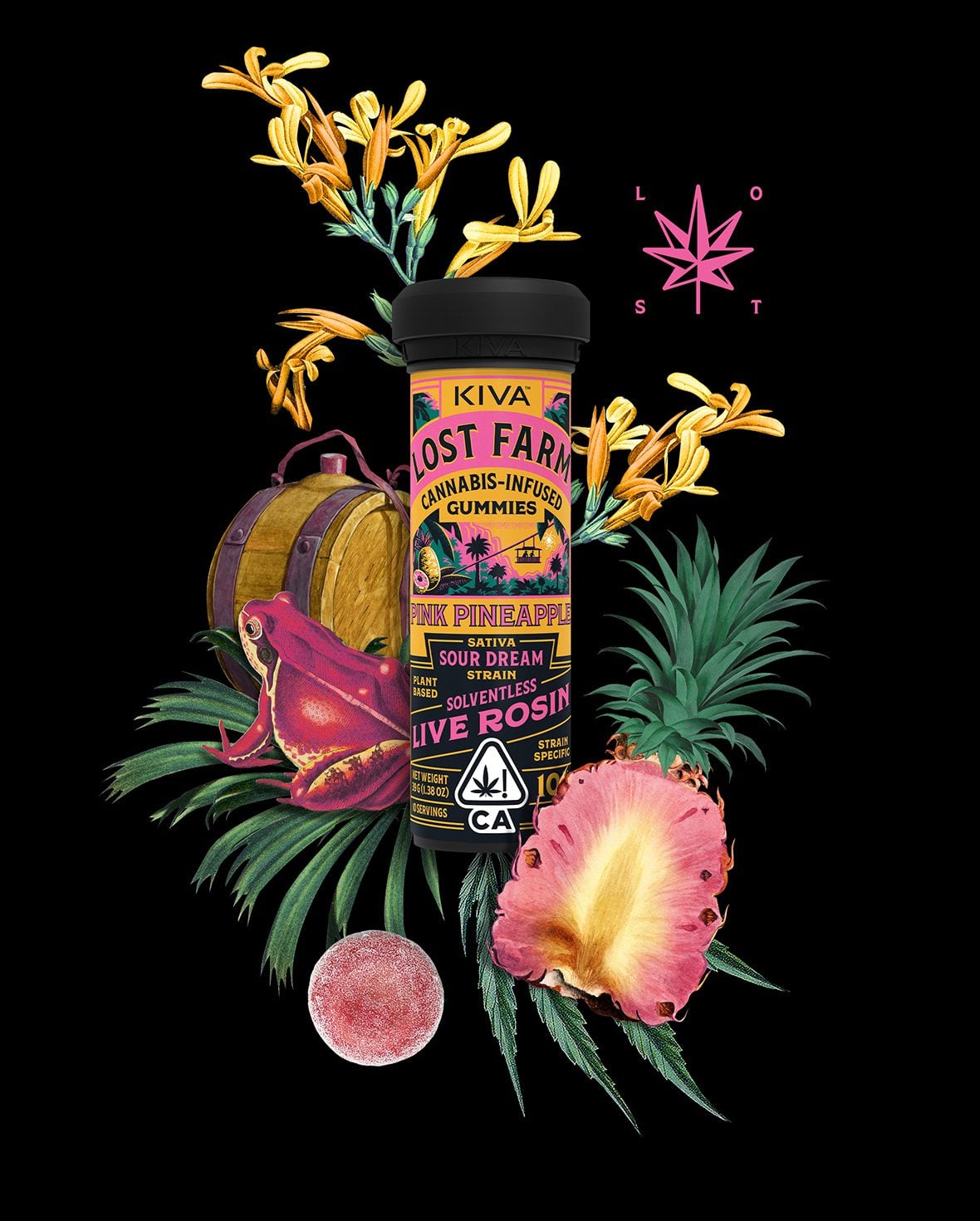 Pink Pineapple x Sour Dream [10pk] (100mg)