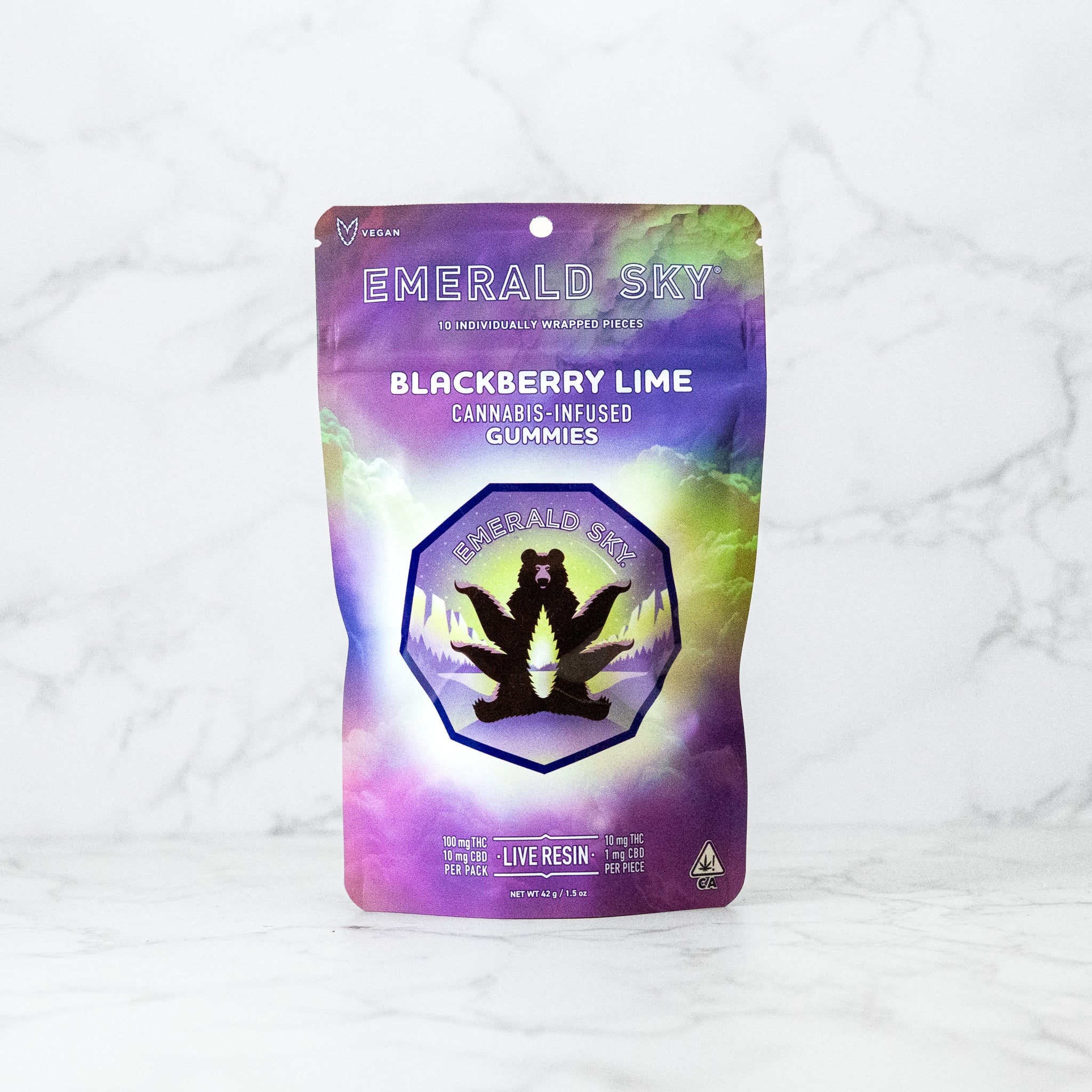 Shop EMERALD SKY - BLACKBERRY LIME - INFUSED GUMMY - 10PK - 100MG