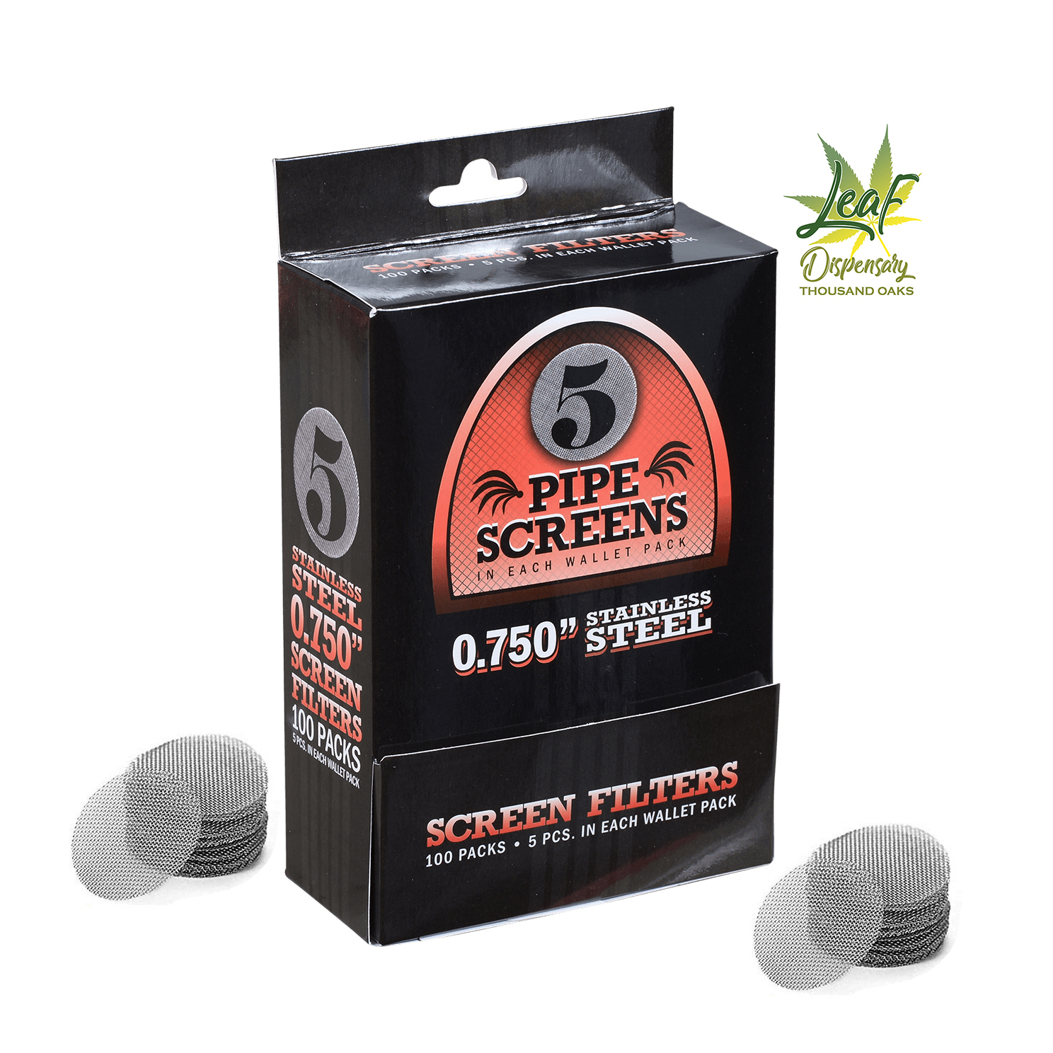 Pipe Screens - Stainless Steel Pack of 5